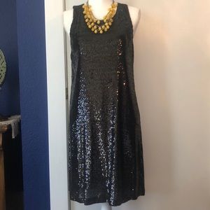 ABS Sequin Shift Dress